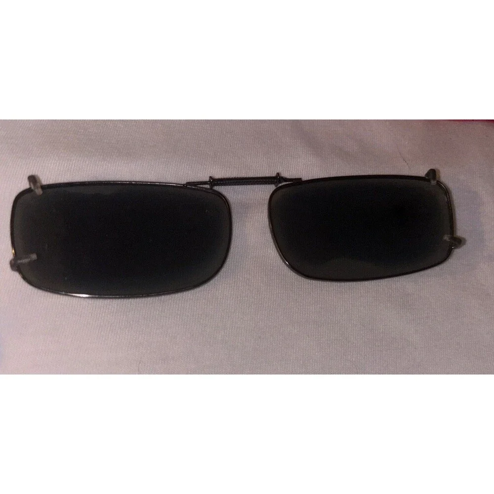 Lot Of 5 Vintage Clip On Wire Frames Sunglasses Clip-On Beach Outdoor Sports